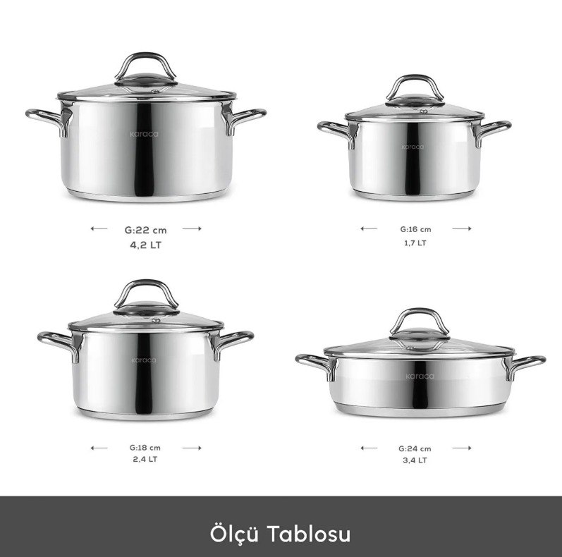 Karaca Stream Bone Saturn 24 Parça 6 Kişilik Yemek Takımı Platin